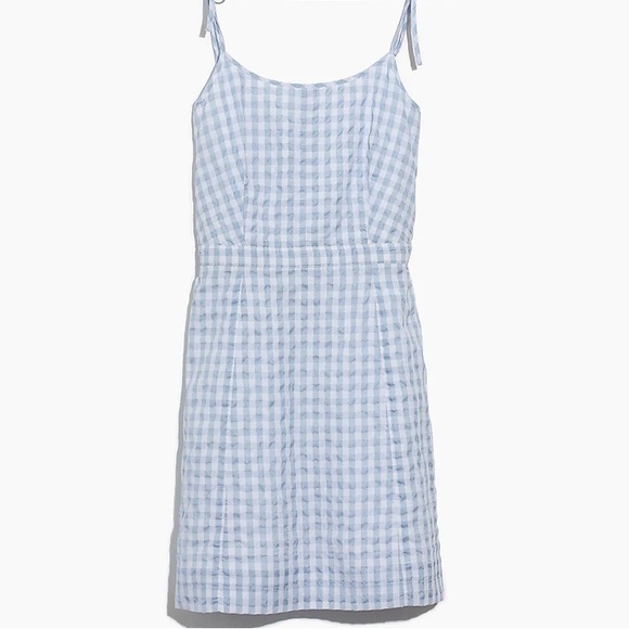Madewell Dresses & Skirts - Madewell Gingham Tie-Strap Dress